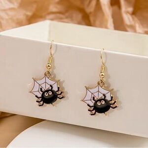 Spider Web Earrings